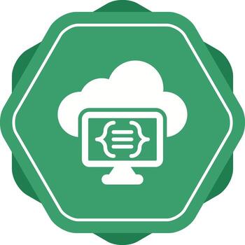 Serverless Computing Vector Icon