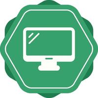 monitor de icono de vector