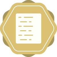 Document Align Left Vector Icon