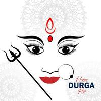 contento Durga puja antecedentes diseño vector