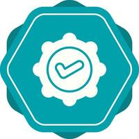 Badge Check Vector Icon