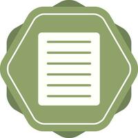 Document Align Justify Vector Icon