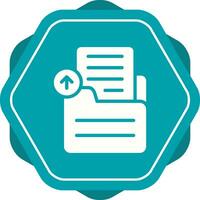 Document Upload Vector Icon