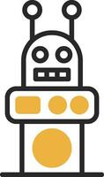 robot vector icono diseño