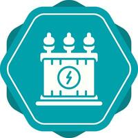 Power Transformer Vector Icon