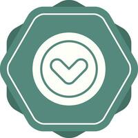 Angle Down Vector Icon