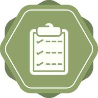 Task list with checkmarks Vector Icon