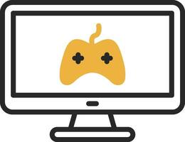 Online Game  Vector Icon Design