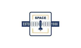 astronave y presión traje espacio exploración aislado íconos vector