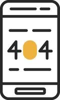 404 Error  Vector Icon Design