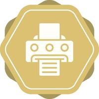 Document Print Vector Icon