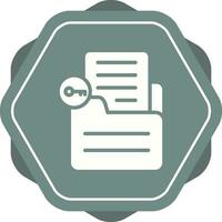 Document Unlock Vector Icon