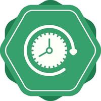 Clock with arrow Vector Icon