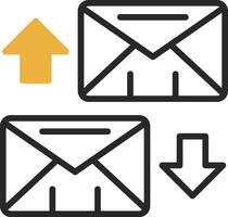 Exchange Mails  Vector Icon Design