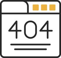 404 Error  Vector Icon Design