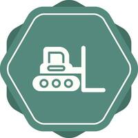 Bulldozer Vector Icon