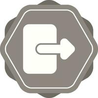 Exit Vector Icon