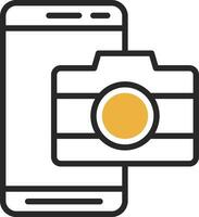 Mobile Camera  Vector Icon Design