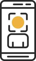 Face Scan  Vector Icon Design