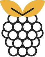 Raspberry Vector Icon Design