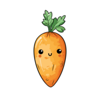 Carrot watercolor illustration, Vegetable isolated on transparent background, AI Generative png