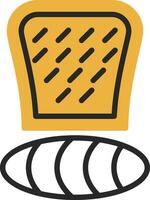 Bread Vector Icon Design