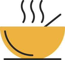 Bowl Vector Icon Design