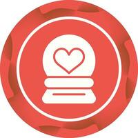 Love Snow Globe Vector Icon