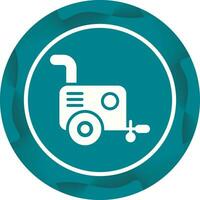 Portable air compressor Vector Icon