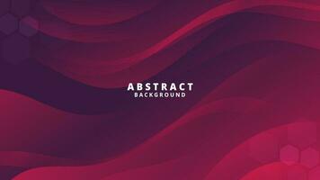 Abstract Gradient red liquid Wave Background vector