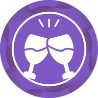 Champagne toast Vector Icon