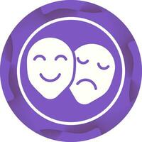 Theatre masks Vector Icon
