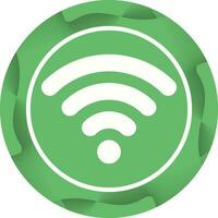 icono de vector de señal wifi