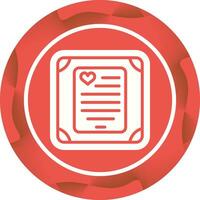 Love poem in a frame Vector Icon