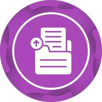 Document Upload Vector Icon