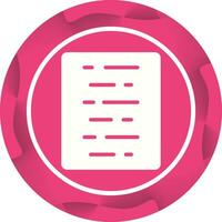 Document Align Center Vector Icon