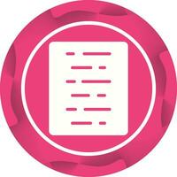 Document Align Center Vector Icon