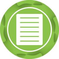 Document Align Justify Vector Icon