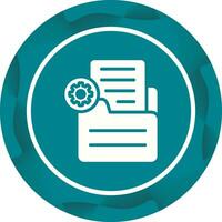 Document Settings Vector Icon