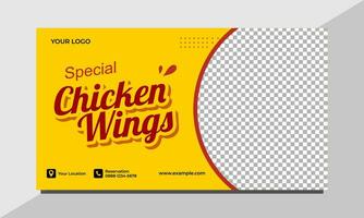 Banner Food Vector Design Template