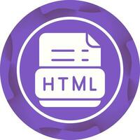 icono de vector html