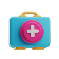 hospital first aid illustration 3d png