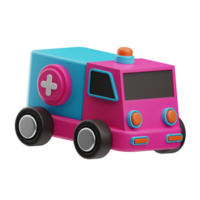 hospital ambulancia ilustración 3d png