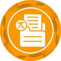 Document Insert Formula Vector Icon