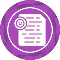 Document Insert Emoji Vector Icon