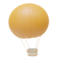 balloon for travel tools 3d illustration png