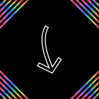 Arrow Pointing Down Vector Icon