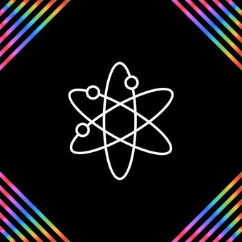 Atomic Structure Vector Icon