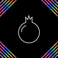 Pomegranate Vector Icon