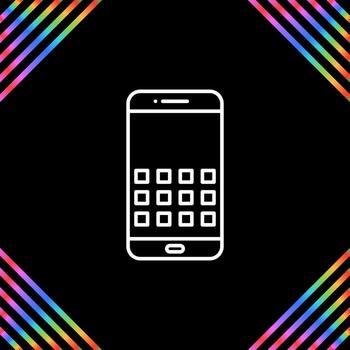 icono de vector de código de seguridad